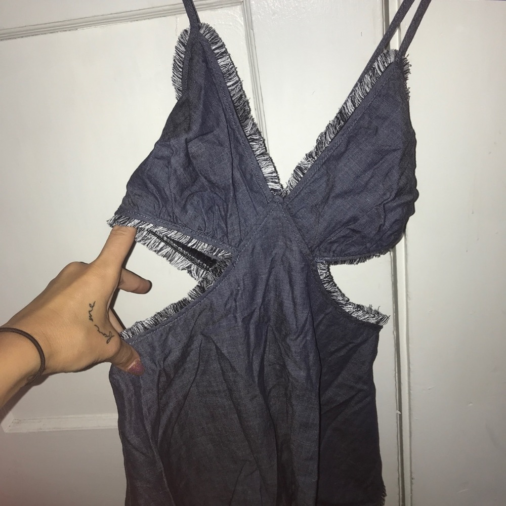 Chelsea & violet chambray tank